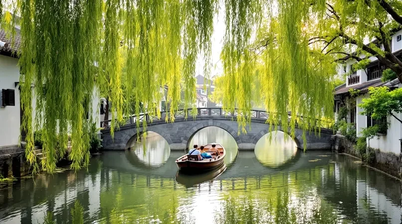 江南水乡的慢生活，把日子过成诗 - 国产福利小视频旅行短视频封面
